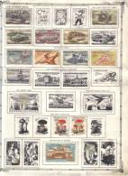 CZECHOSLOVAKIA    Collection Of  Mounted Mint And Used As Per Scan. (4 SCANS) - Collections, Lots & Séries