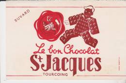 Buvard Chocolat Saint Jacques Tourcoing - Chocolat