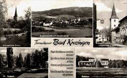 AK Bad Krozingen, Hauptstraße, Kurhaus, Schauinsland, Kath. Kirche, Gel 1962 - Bad Krozingen