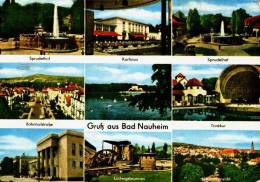 AK Bad Nauheim, Bahnhofstraße, Sprudelhof, Kerckhoff-Institut, Gel 1964 - Bad Nauheim