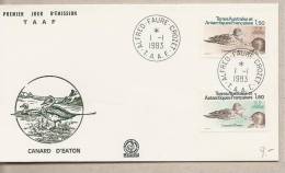 TAAF - Busta FDC: Anatra Di Eaton - 1983 - FDC