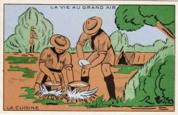 Scouts - La Vie Au Grand Air - La Cuisine   (49920) - Pfadfinder-Bewegung