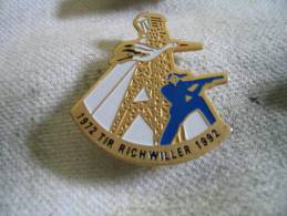 Pin´s Des 20 Ans De La Société De Tir De RICHWILLER  1972-1992 - Archery