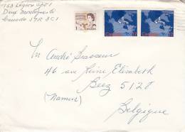 Canada N° 378 + 2x 726 Obl. Sur Lettre - Cartas & Documentos