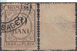 ROMANIA, 1920, Postage Due Stamps,  Sc./ Mi.: J63 / 44 - Usado