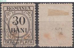 ROMANIA, 1920, Postage Due Stamps,  Sc./ Mi.: J64 / 45 - Oblitérés