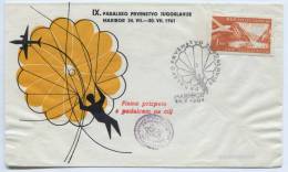 Parachutting, Skydiving - MARIBOR, 1961. Slovenia ( Yugoslavia ) - Fallschirmspringen