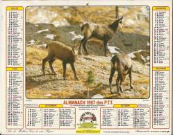 Calendrier 1987 / Photos, Alpes, Chamois, Montagne / Mer De Glace, Chamonix (74) Train De Montenvers - Grossformat : 1981-90