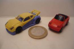 Lot De 2 Porsches Micros Voitures En Plastique - Collectors & Unusuals - All Brands