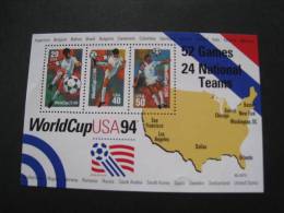 USA. FOOTBALL. COUPE DU MONDE 1994.JEUX DES  24 NATIONS - Unused Stamps