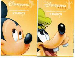 Lot De 2 Nouveaux Pass Disney - Passaporti  Disney