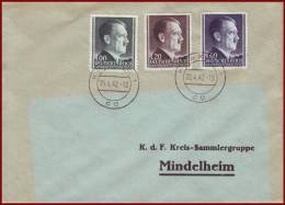 Poland Germany, General Gouvernement 1942 - Fuhrer's Day Philatelic Cover - Generalregierung