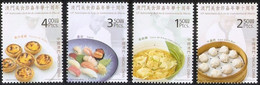 2010 MACAO MACAU FOOD FESTIVAL 4V STAMP - Unused Stamps