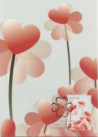 AUSTRALIA MAXICARD VALENTINE DAY RED HEART FLOWERS  $0.55 STAMP DATED 03-02-2009 CTO SG?READ DESCRIPTION!! - Storia Postale
