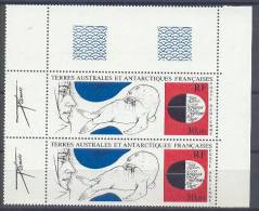 France Antarctic Fauna-seal In Pairs 1985 MNH ** - Unused Stamps