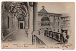 Cpa Pionnière Monaco - Galerie D'Hercule - Palais Du Prince - 1903 - Prince's Palace