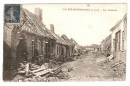CPA : 80 : Villers Bretonneux : Rue Faidherbe - Guerre 1914-18