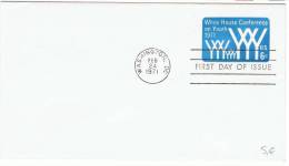 L-US-94 - ETATS-UNIS Entier Postal FDC White House Conference 1971 - 1961-80