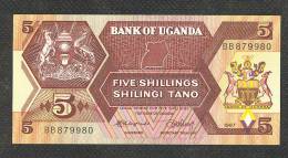 UGANDA : 5 Shilling - 1987 - UNC - Uganda