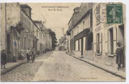 C 7848 - FONTENAY TRESIGNY- 77 - Rue De Paris - Belle CPA - Trés Rare - - Fontenay Tresigny