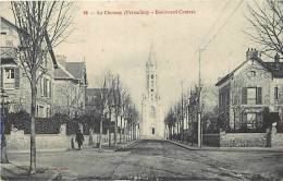 Yvelines  -ref B491- Le Chesnay -boulevard Central  -carte Bon Etat - - Le Chesnay