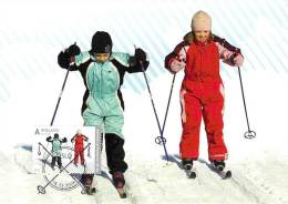 NORVEGE  CARTE MAXIMUM  NUM.YVERT  1585 SPORT SKI - Tarjetas – Máximo