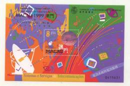 Mint S/S  Telecomunicaciones  1999  From Macao - Unused Stamps