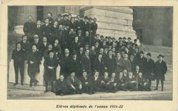 BELGIQUE - BRUXELLES - Ecole Supérieure LOGELAIN -  Elèves Diplômés De L´année 1921-1922 - Educazione, Scuole E Università