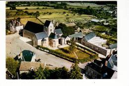 BRULON - Vue Aérienne De La Place Gaultier-Chevreuil , Eglise Du XII° S. - Brulon