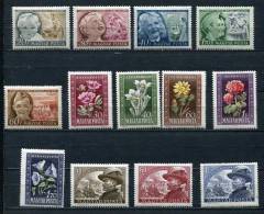 Hungary 1950 Accumulation Mi 1101-5,1112-6,1142-4 MH Complete Sets - Neufs