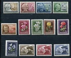 Hungary 1950 Accumulation Mi 1101-5,1112-6,1142-4 MH Complete Sets - Unused Stamps