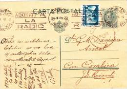 VERY RARE METERMARK MAKE A SUBSCRIPTION FOR THE RADIO,1938,ROMANIA - Cartas & Documentos