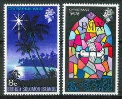 1969 Isole Solomone Natale Christmas Noel Set MNH** D315 - Salomonen (...-1978)