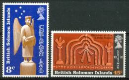 1970 Isole Solomone Natale Christmas Noel Set MNH** D314 - Islas Salomón (...-1978)