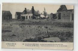 80 - BRAY - GUERRE 1914-18 -  FERME BILLON - TROUS D'OBUS - COURRIER DE POILU  - 1917 - Bray Sur Somme