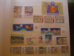 Greece 1991 Full Year Including Imperforated MNH - Ungebraucht