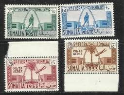 SOMALIA AFIS 19523 2a FIERA DELLA SOMALIA SERIE COMPLETA MNH - Somalia (AFIS)