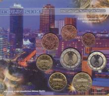 @Y@  Duitsland  2003 Numismatica  Messe Set Berlin     BU  Oplage 666 Sets  Selten Angeboten - Germany