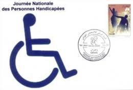 Algeria - N ° 1520 Maximum Card Giornata Nazionale Delle Persone Con Disabilità - Handicaps