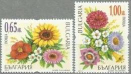 BG 2012-5025-6 FLOWERS, BULGARIA, 1 X 2v, MNH - Nuevos