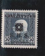 1919 NACHFOLGESTAATEN-JUGOSLAWIEN ANK 43  50 HELLER SELTEN ** - Oriente Austriaco