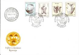 HUNGARY - 1987. FDC Set - Neolithic And Copper Age Artifacts - FDC