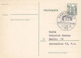 Berlin P 64, Gestempelt, Sonderstempel:  Karlsruhe - GEO Gewerkschaftstag 12.10.1965 - Other & Unclassified