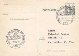 Berlin P 64, Gestempelt, Sonderstempel:  Deggendorf - NIBA ´65 - 7.10.1965 - Other & Unclassified