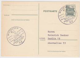 Berlin P 68, Gestempelt, Sonderstempel:  Wiesbaden Internationale Sportartikelmesse 22.4.1967 - Sonstige & Ohne Zuordnung