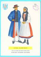 Postcard - Poland, National Costume     (V 15636) - Sin Clasificación
