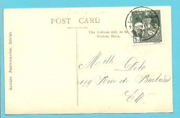 101 Op Kaart Met Stempel BRUSSEL , Port Juist !! (cote 60 Euro) - 1910-1911 Caritas