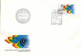 HUNGARY - 1989. FDC - World Indoor Sports Championships,Budapest - FDC