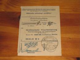 Deutschland Deutsches Reich D-Reich 3.1.1941 Post Einlieferungsschein Wuppertal Elberfeld 3 - Frankeermachines (EMA)