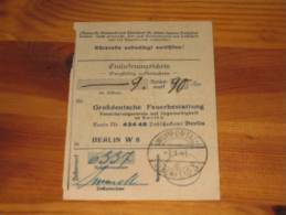 Deutschland Deutsches Reich D-Reich 3.1.1941 Post Einlieferungsschein Wuppertal Elberfeld 3 - Macchine Per Obliterare (EMA)